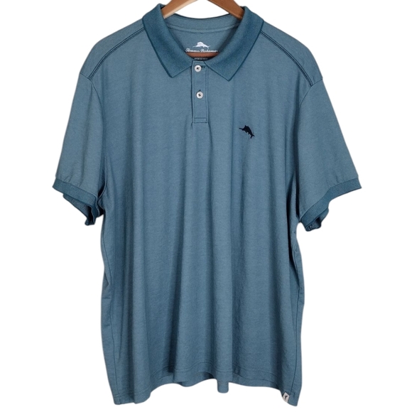 Tommy Bahama Comfort Fit Classic Casual Short Sleeve Polo Shirt Sz XXL - Picture 1 of 14